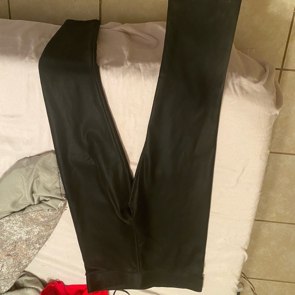 Leggings- knock off leather.
